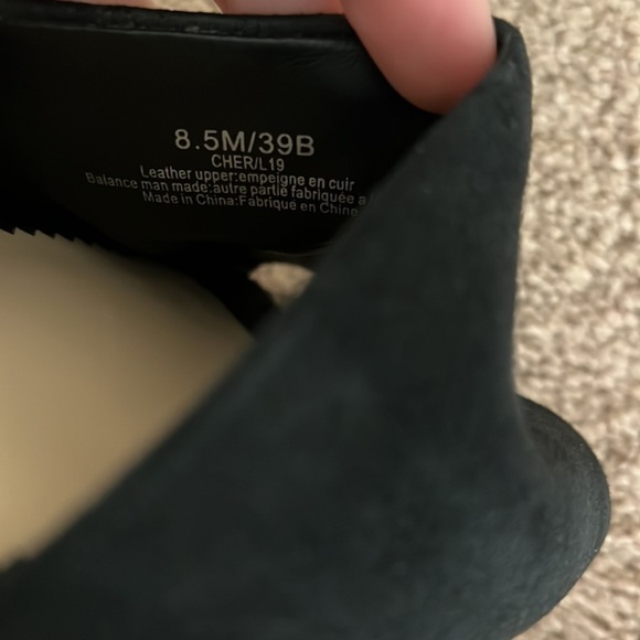 Karl Lagerfeld Cher Suede Cork Mule Sandals Black - Picture 7 of 7